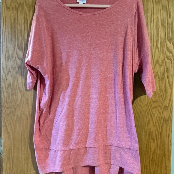 Pink and Red Lularoe Irma T-Shirts - Picture 9 of 9